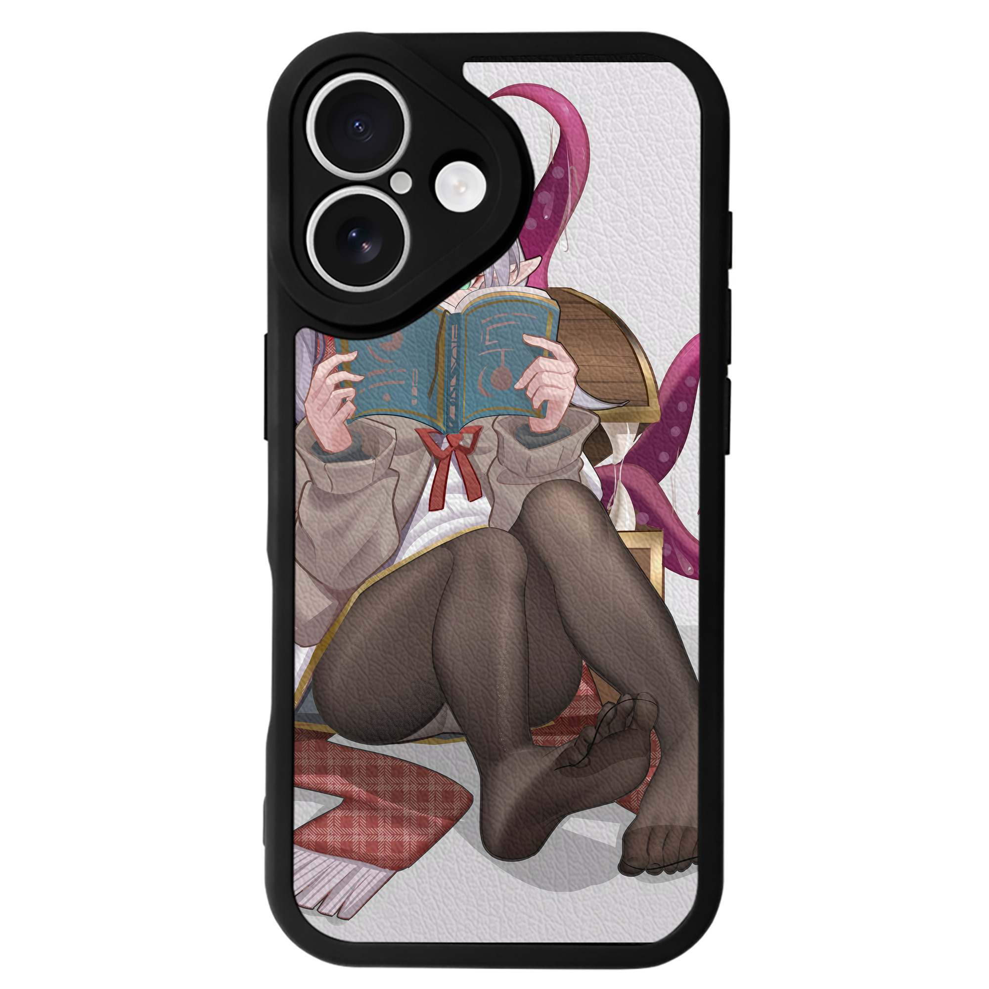 （画像用） 葬送のフリーレン Frieren 【iPhone 16シリーズ対応】シリコンスマホケース（レザー調） 材質：シリコン